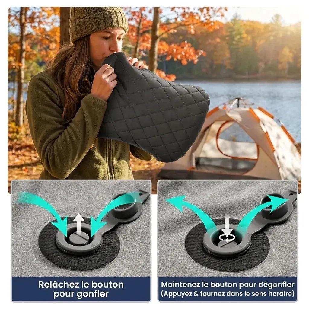 Coussin de camping ultraléger