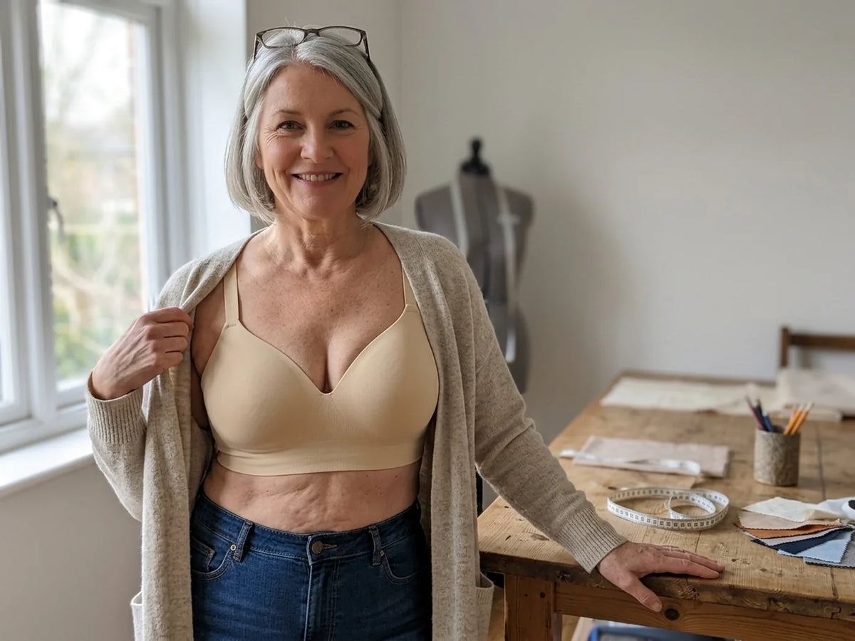 Helen, 56 ans, porte le soutien-gorge