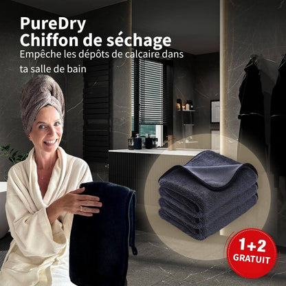 PureDry- Chiffon de séchage - 1 + 2 GRATUITS