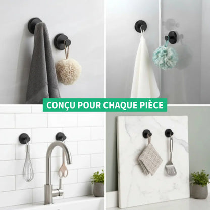 Crochets à ventouse (4x) -  Cosylane Home