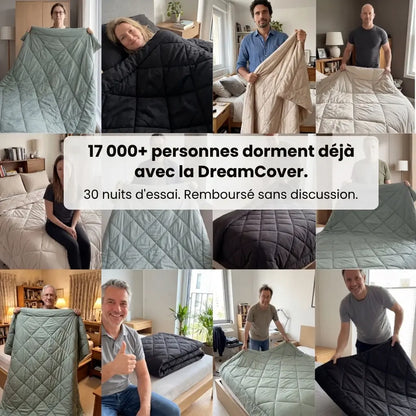 DreamCover – Die schnell trocknende 2-in-1-Bettdecke ohne Bezug, die einen zusätzlichen Bezug überflüssig macht.