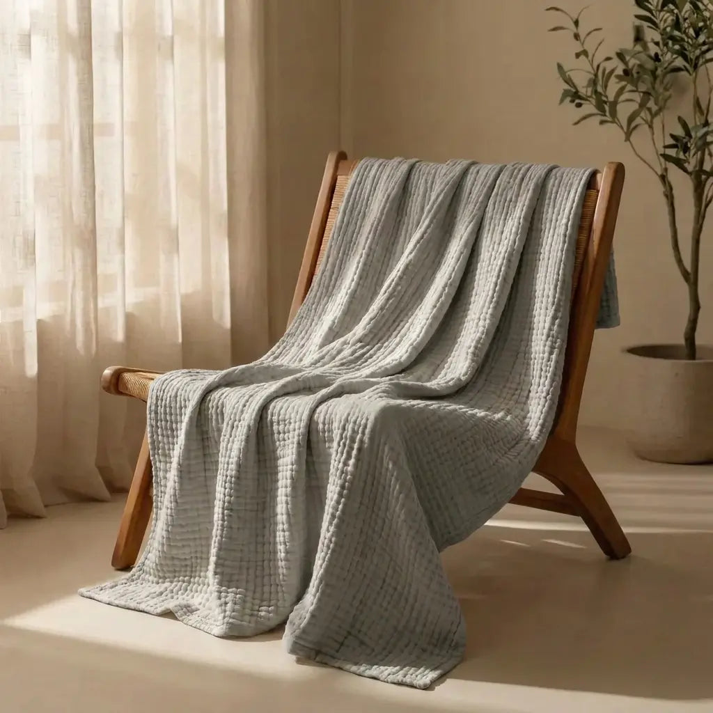 DreamSoft - Couverture en mousseline de coton (Offre 1+1)