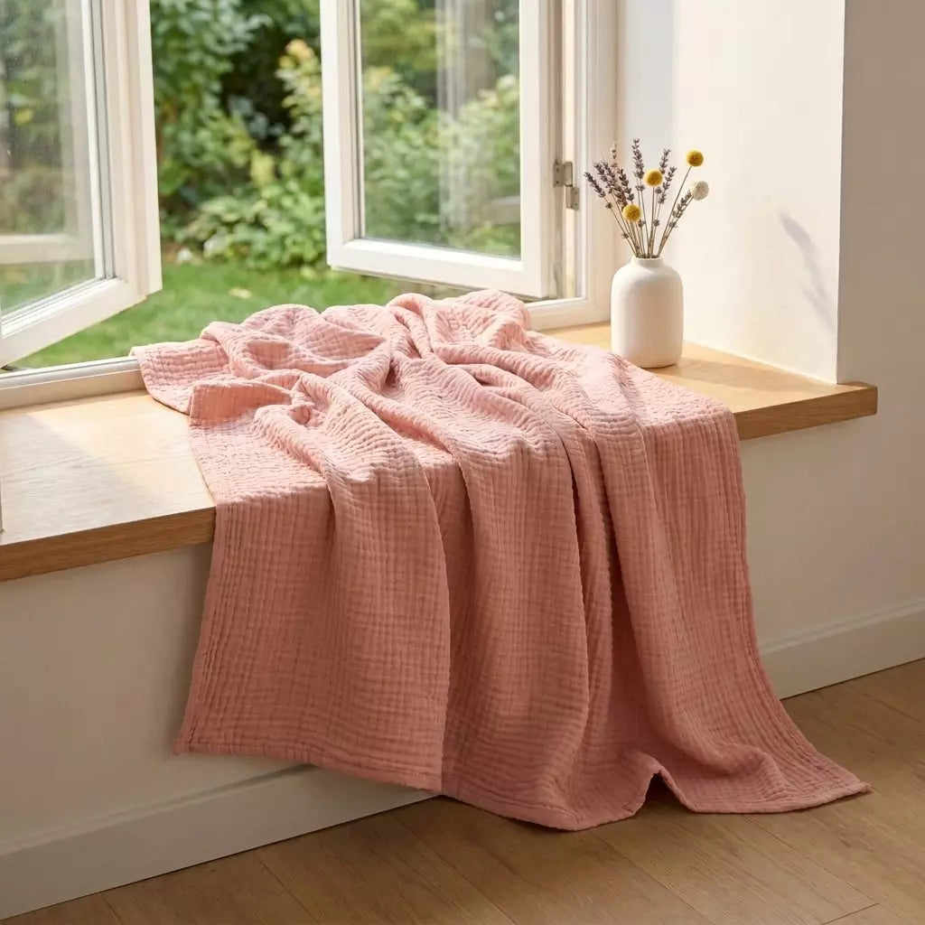 DreamSoft - Couverture en mousseline de coton (Offre 1+1)