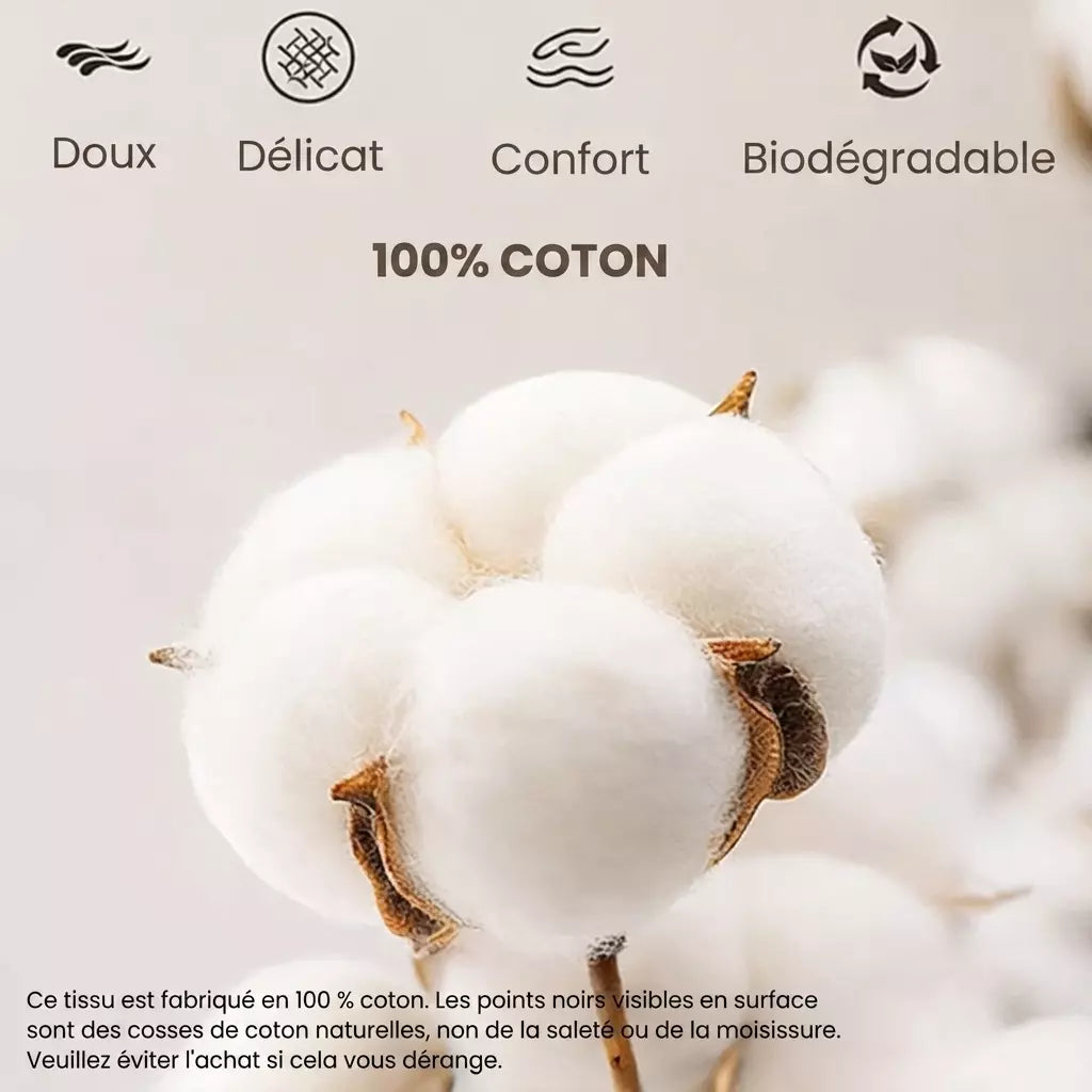 Sac à pain écologique en cire d'abeille – 100 % coton