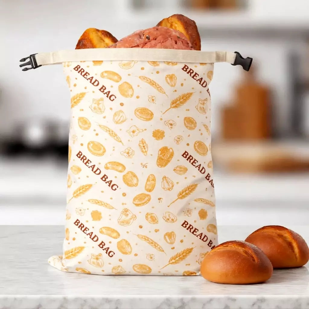 Sac à pain écologique en cire d'abeille – 100 % coton