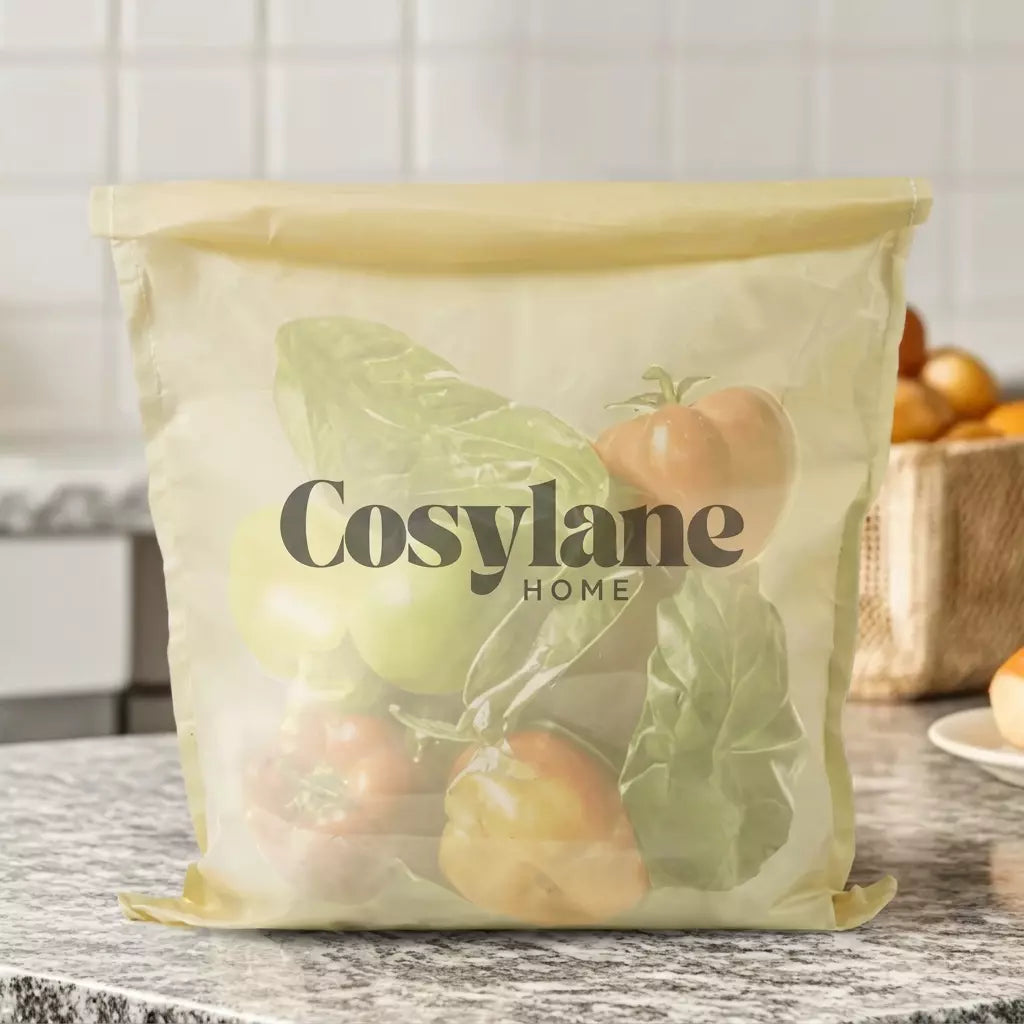Sac à pain écologique en cire d'abeille – 100 % coton