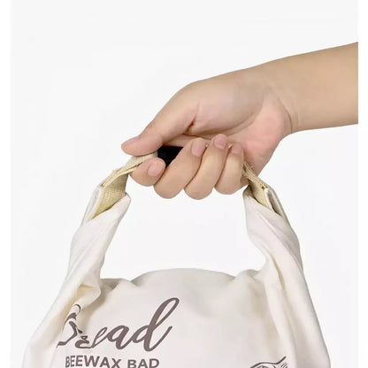 Sac à pain écologique en cire d'abeille – 100 % coton