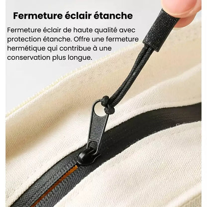 Sac à pain écologique en cire d'abeille – 100 % coton