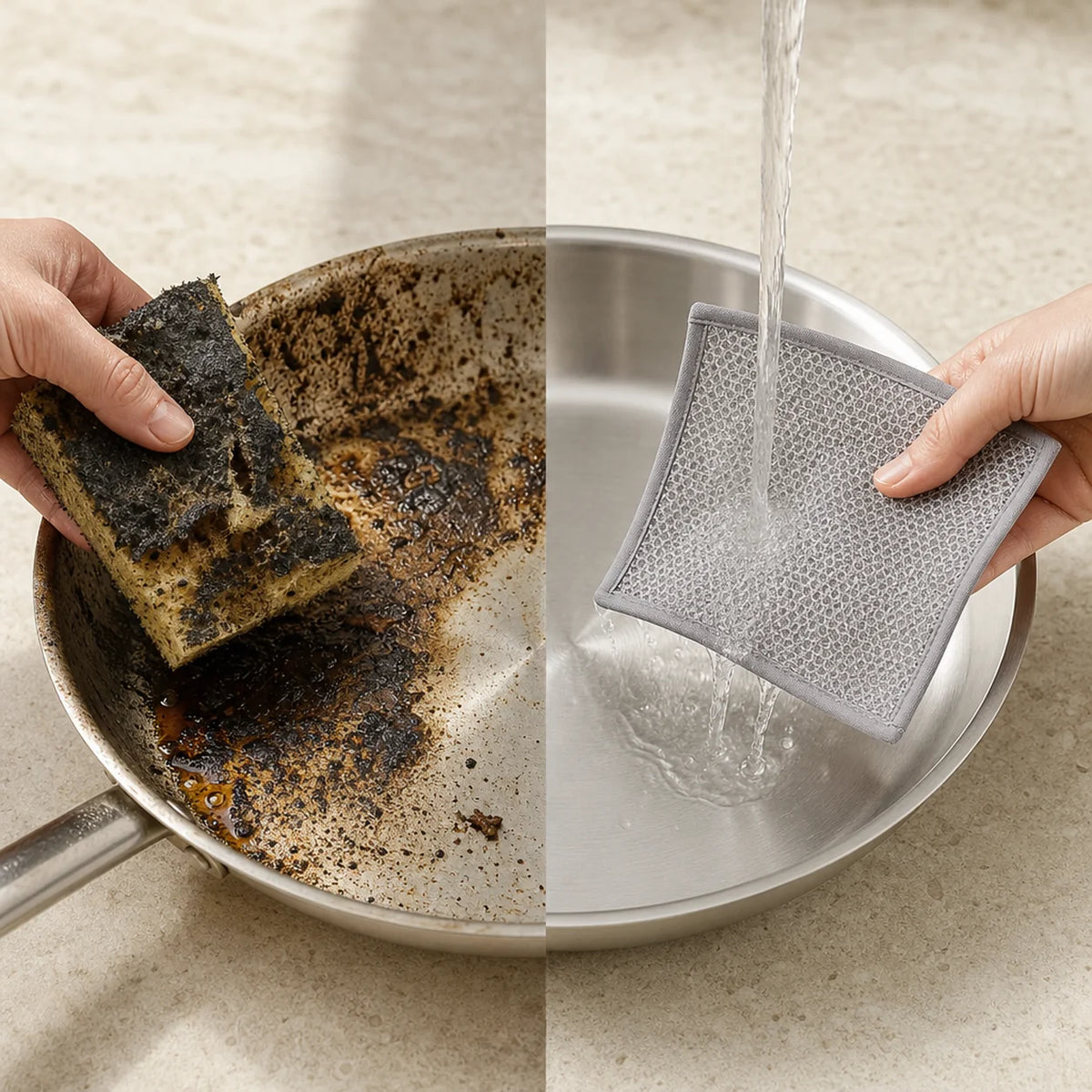 CosyClean chiffon en maille inox