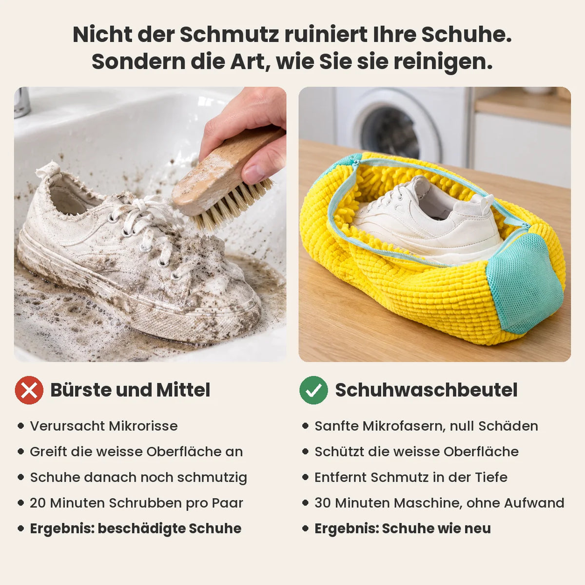 Sac de lavage pour chaussures