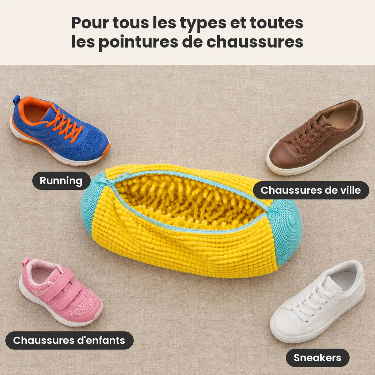 Sac de lavage pour chaussures