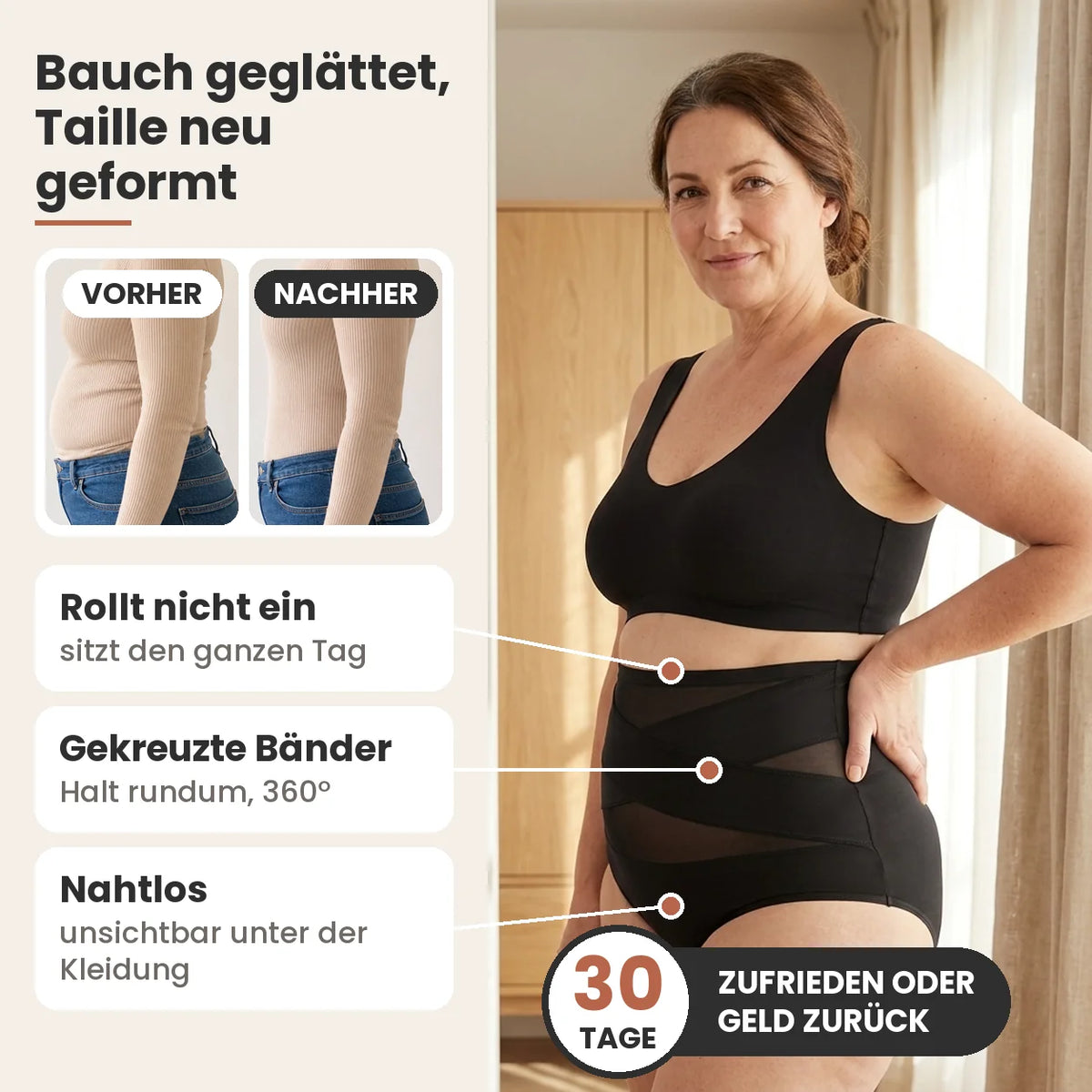 Cosymea culotte gainante taille haute