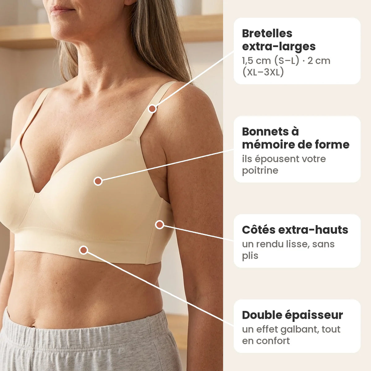 CosyLift soutien-gorge sans armatures
