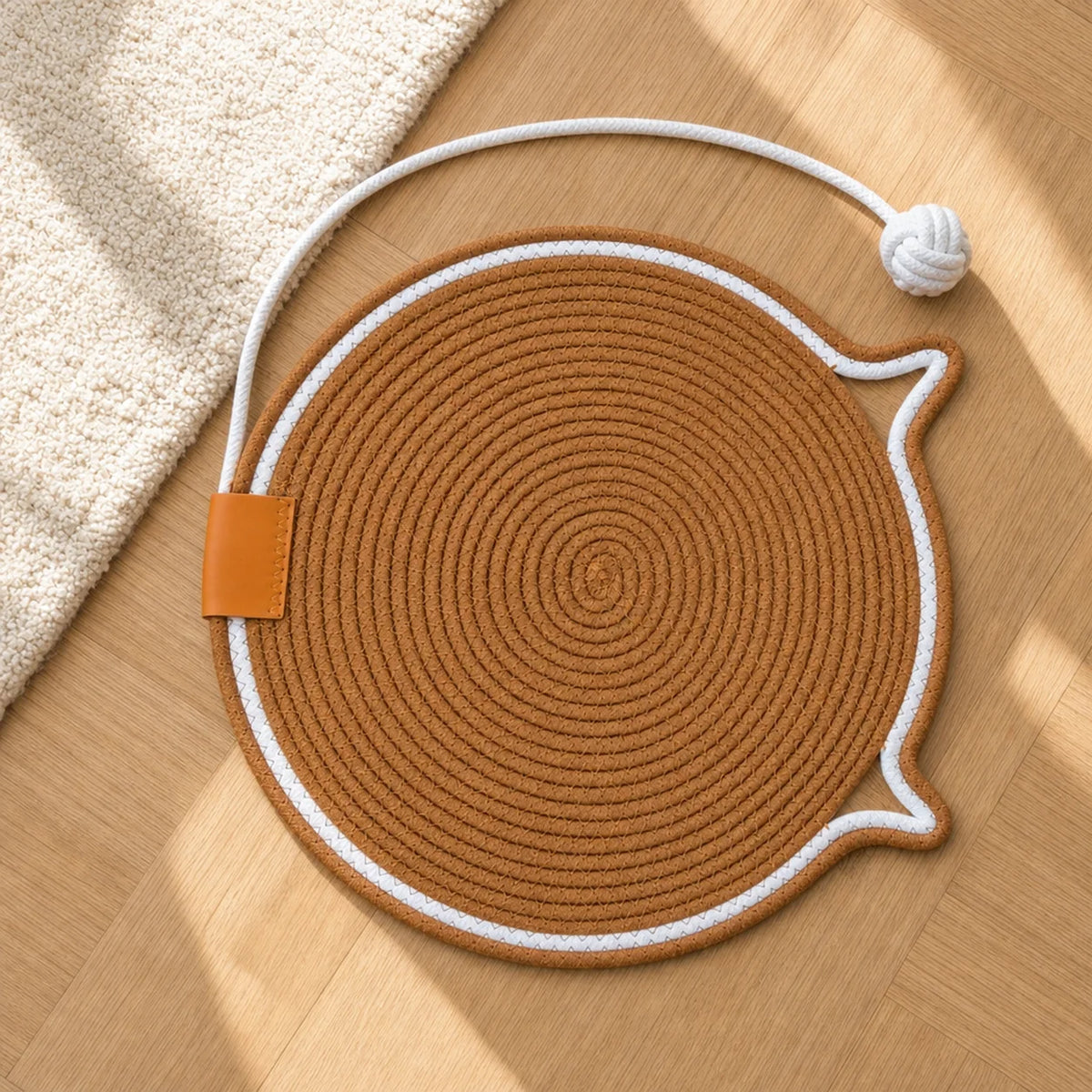 CatPad tapis griffoir en corde naturelle tissée main