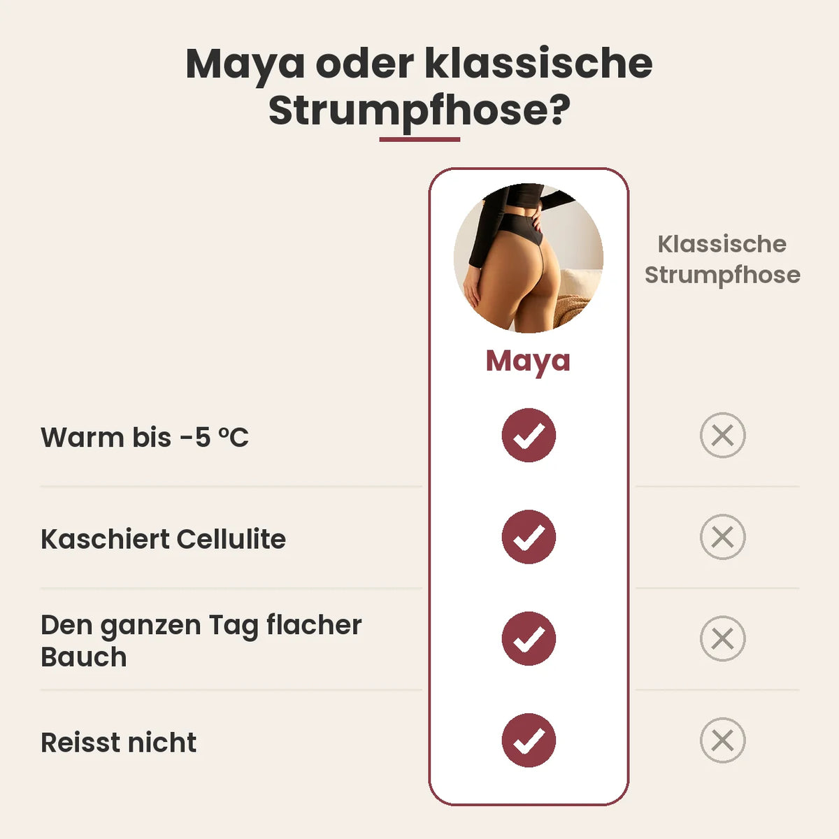 Maya legging thermique effet peau nue