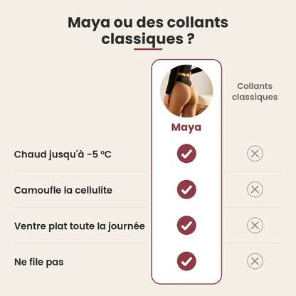 Maya legging thermique effet peau nue