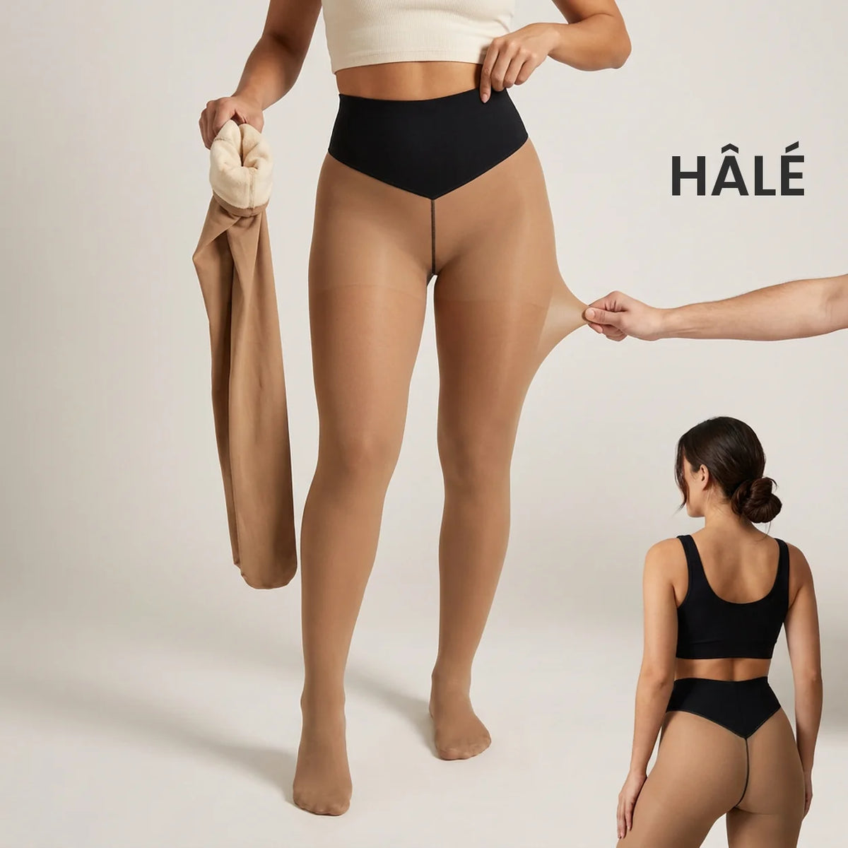 Maya legging thermique effet peau nue