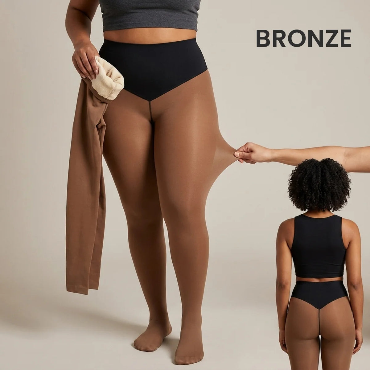 Maya legging thermique effet peau nue