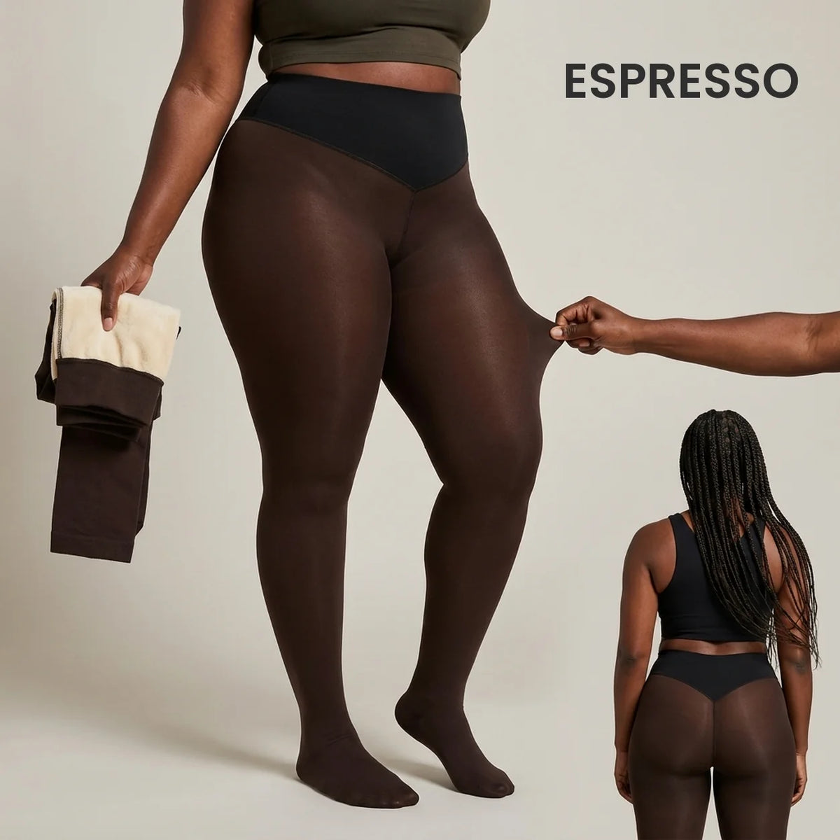 Maya legging thermique effet peau nue