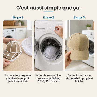 SafeCap lave-casquette