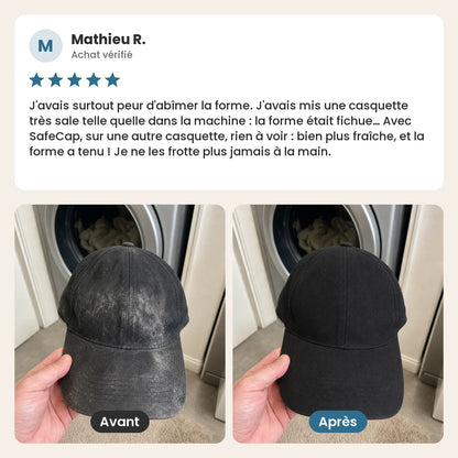 SafeCap lave-casquette