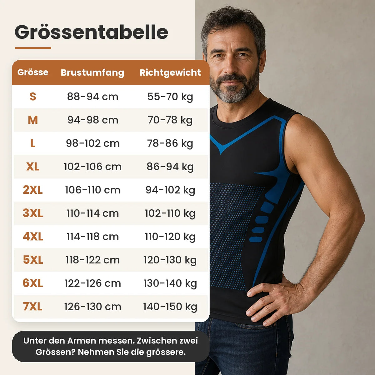 Guide des tailles CosyForm