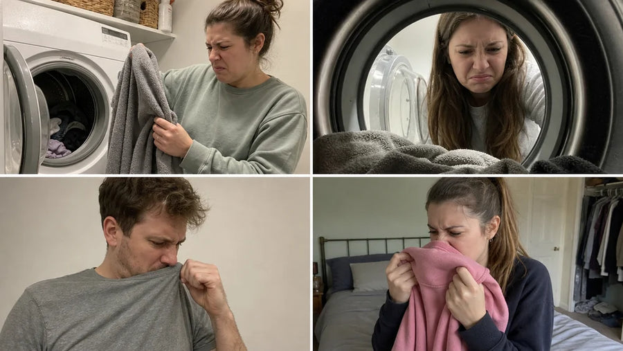 Personnes gênées par l'odeur de leur linge