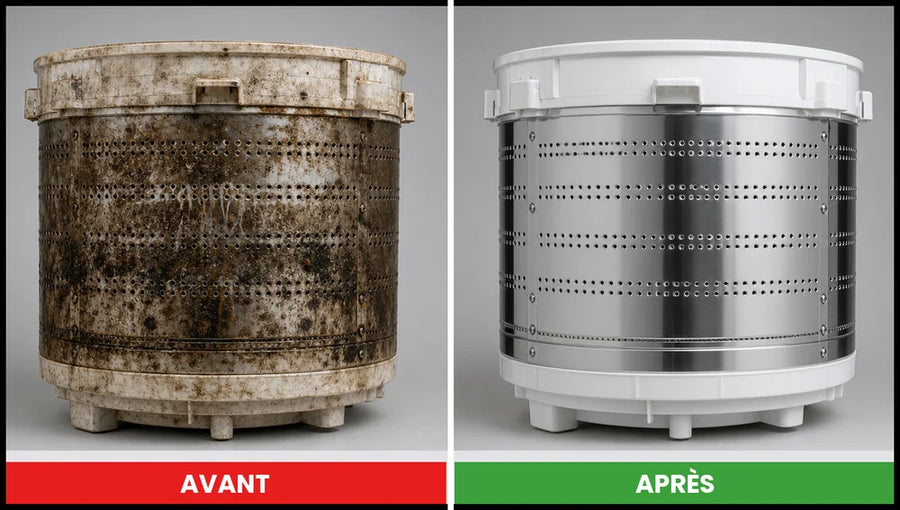 Cuve avant et après
