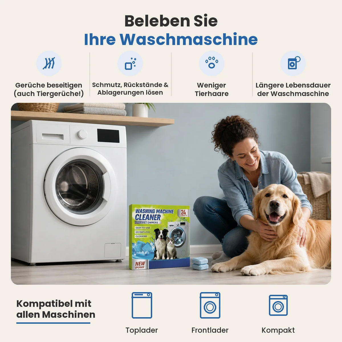 Laveo Waschmaschinenreiniger