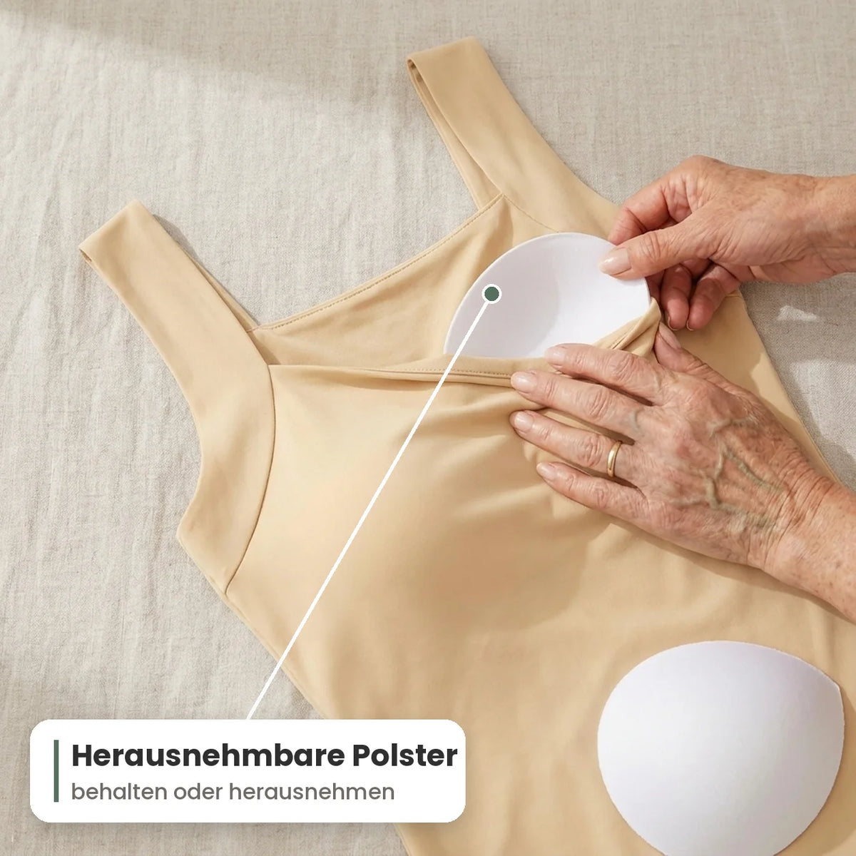 Hinata débardeur à soutien-gorge intégré