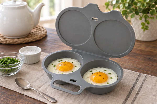 Pocheur Ovio sur une table de petit-déjeuner