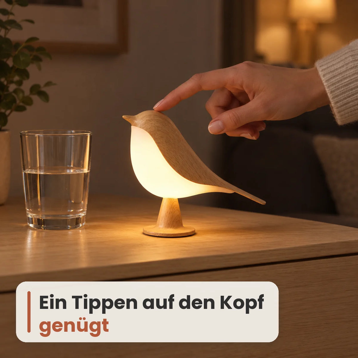 Lumea lampe oiseau sans fil