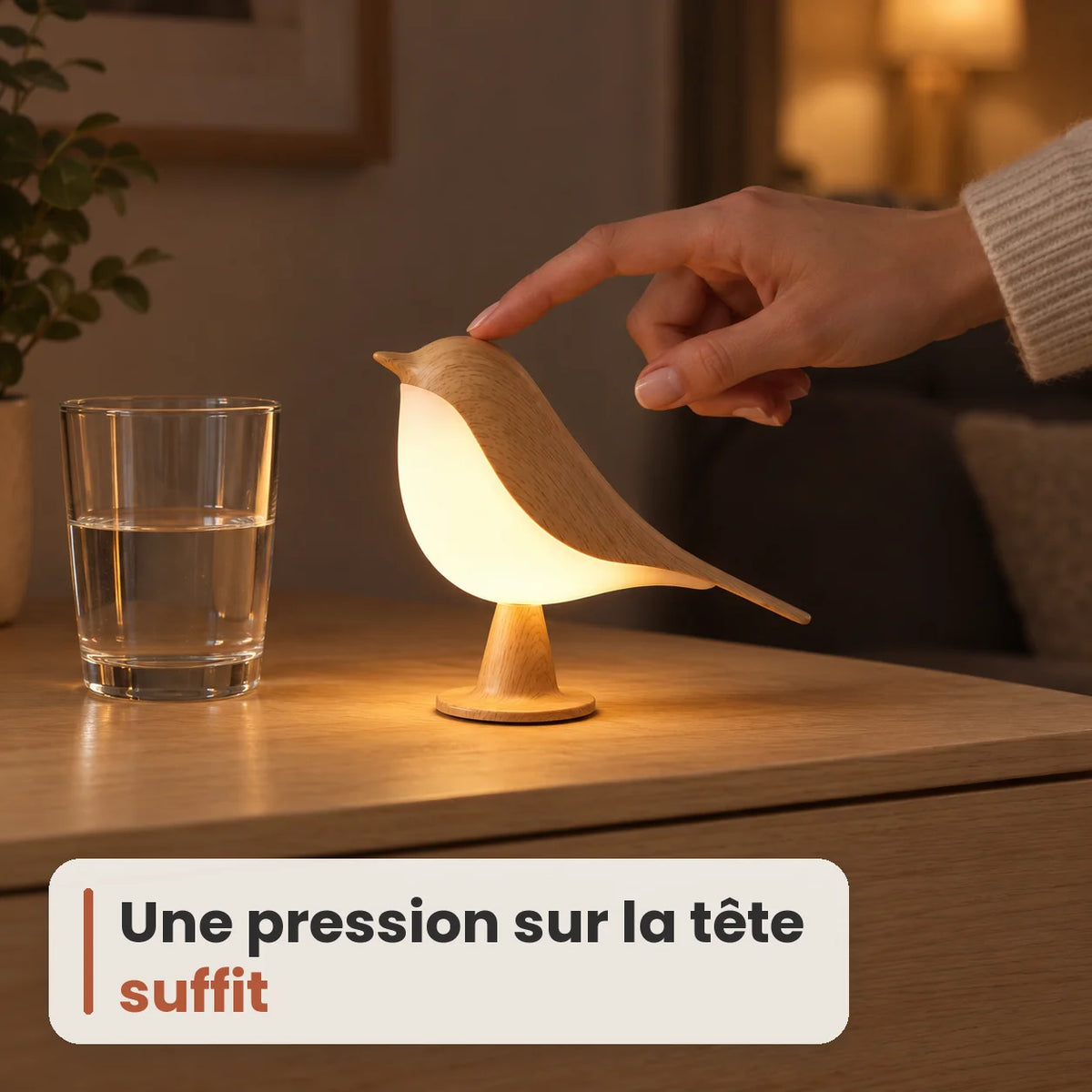 Lumea lampe oiseau sans fil