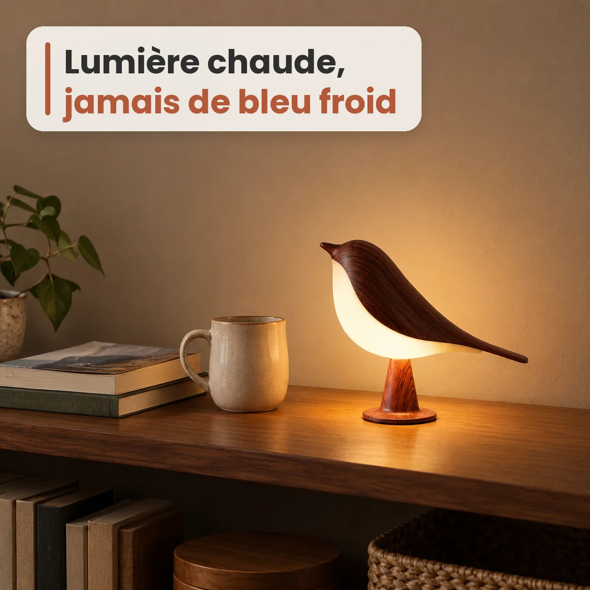 Lumea lampe oiseau sans fil