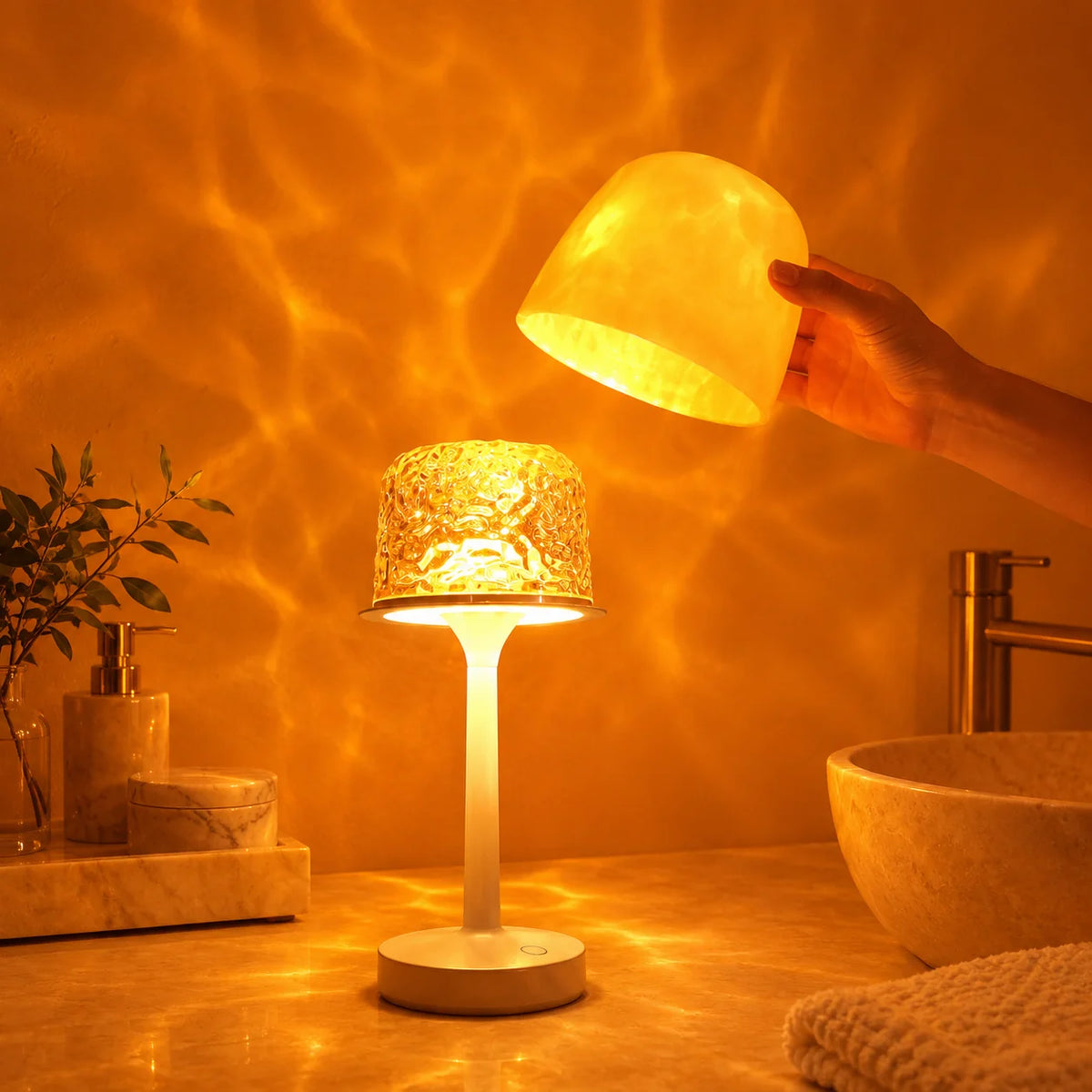 Aurora Spiegelungs-Duschlampe