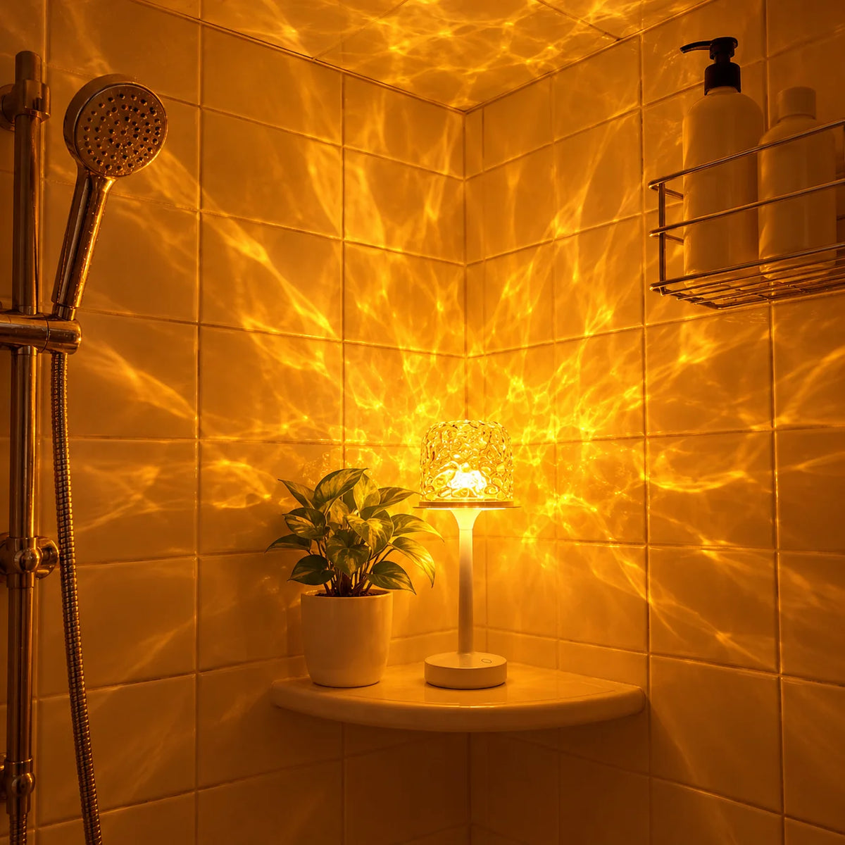 Aurora Spiegelungs-Duschlampe