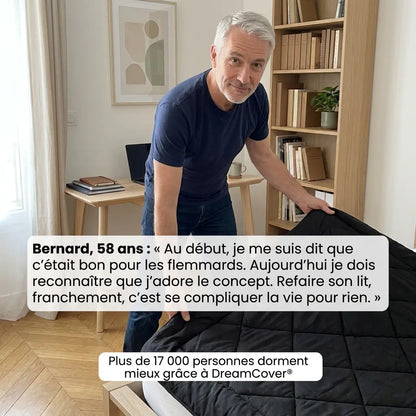 DreamCover - La couette 2-en-1 sans housse à séchage rapide