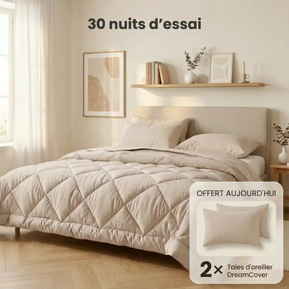 DreamCover - La couette 2-en-1 sans housse à séchage rapide