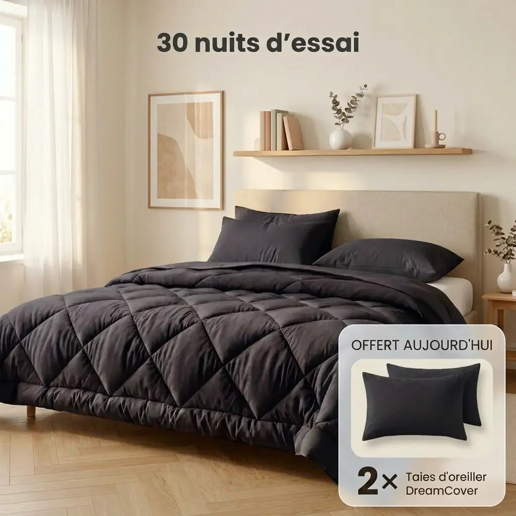 DreamCover - La couette 2-en-1 sans housse à séchage rapide