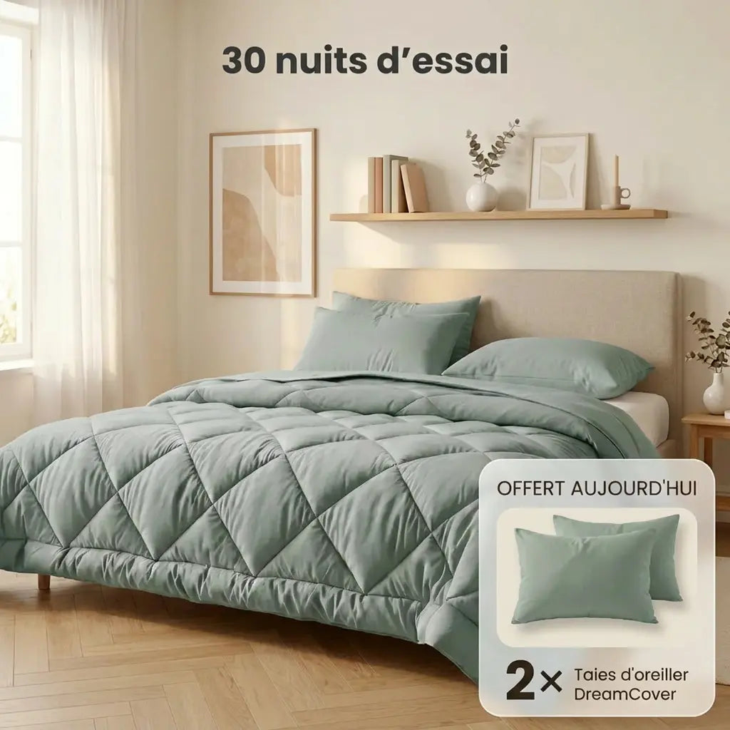 DreamCover - La couette 2-en-1 sans housse à séchage rapide