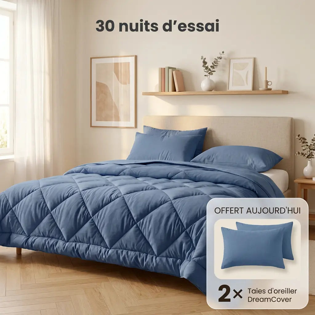 DreamCover - La couette 2-en-1 sans housse à séchage rapide