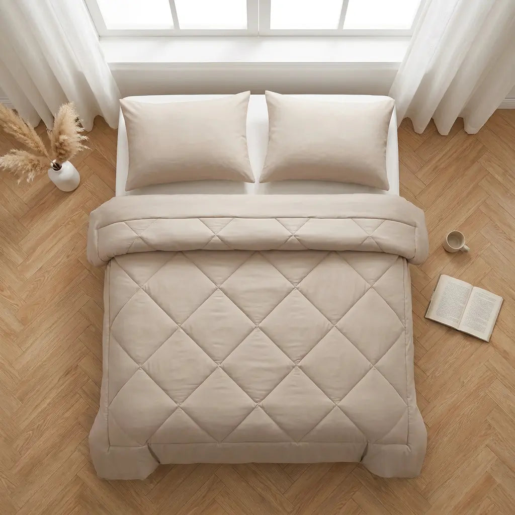 DreamCover - La couette 2-en-1 sans housse à séchage rapide