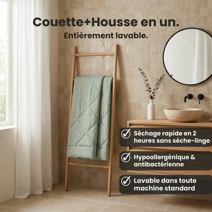 DreamCover - La couette 2-en-1 sans housse à séchage rapide