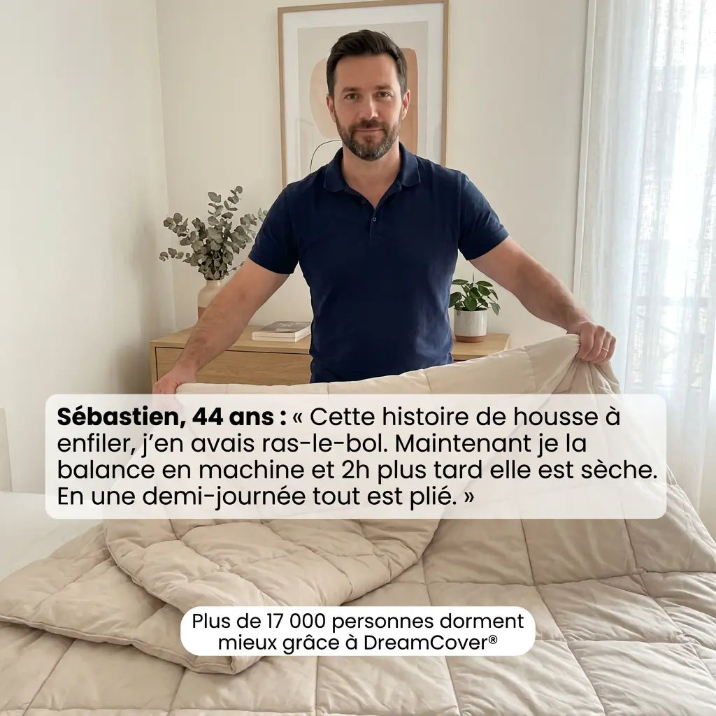 DreamCover - La couette 2-en-1 sans housse à séchage rapide