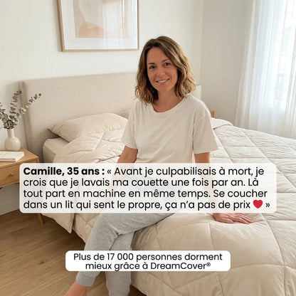 DreamCover - La couette 2-en-1 sans housse à séchage rapide